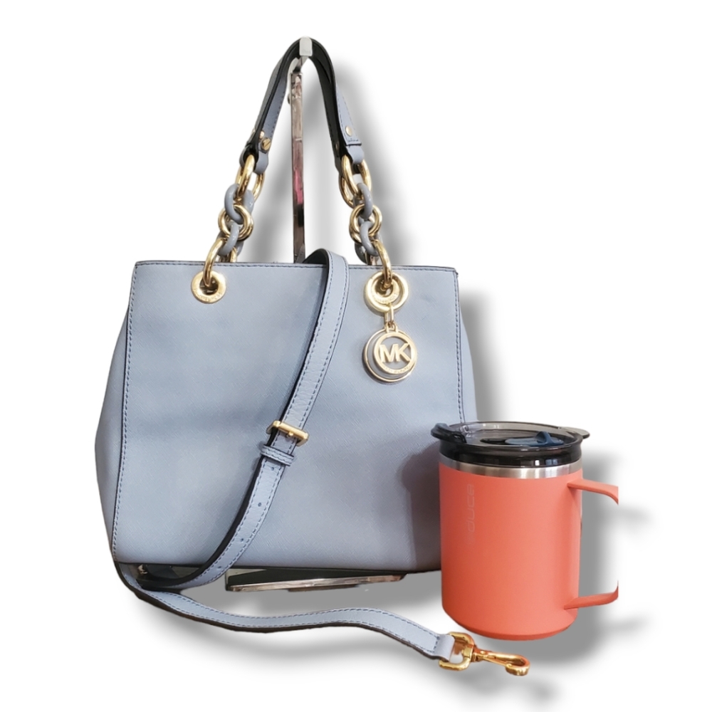 Michael Kors Cynthia Leather Handbag Small
